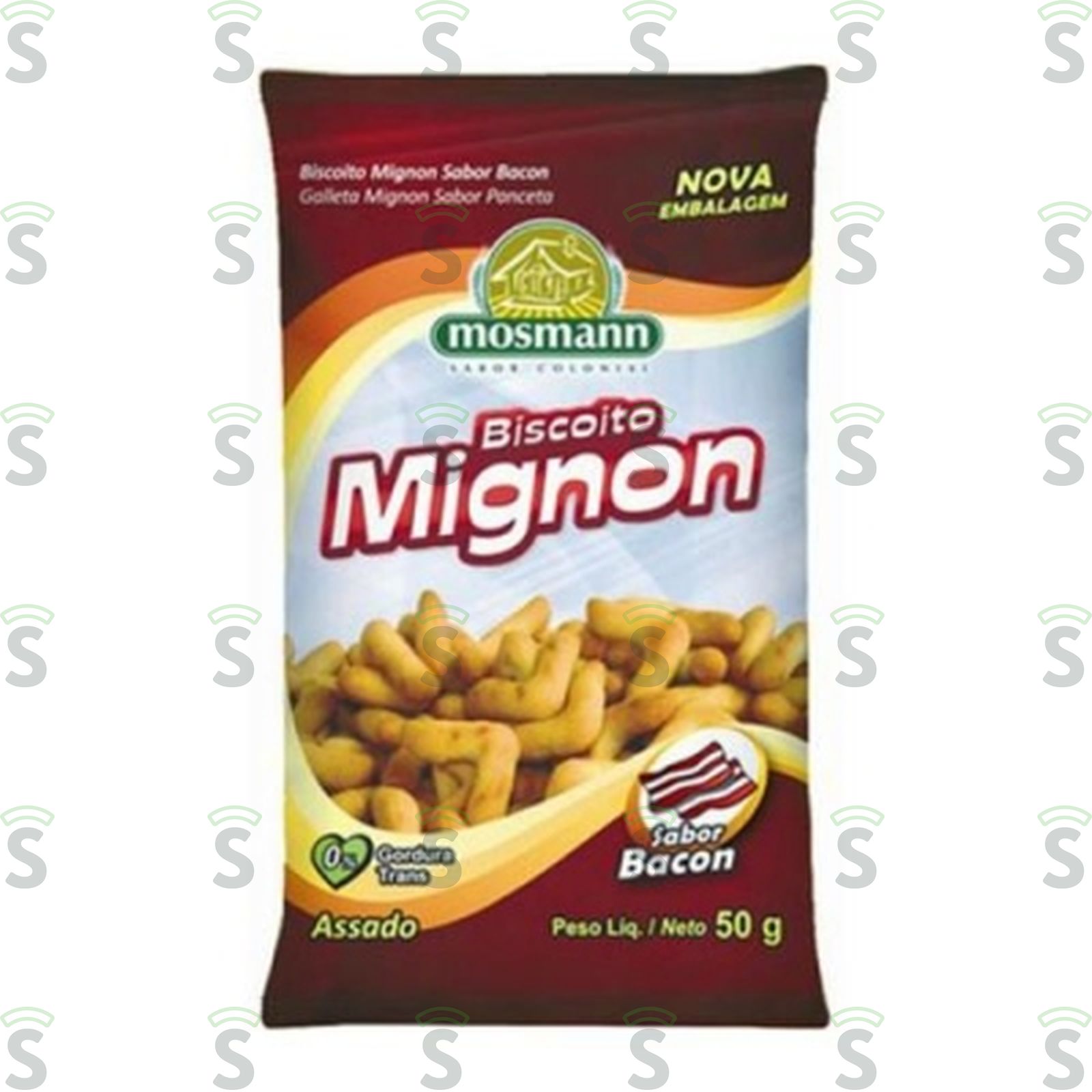 Biscoito Mignon Bacon Mosmann 50G