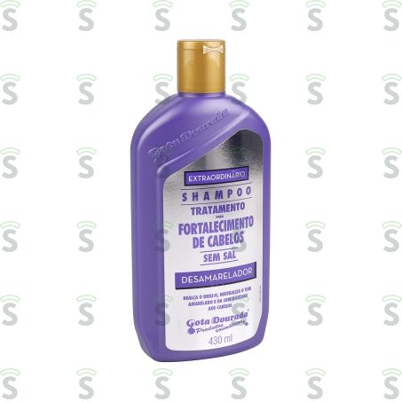  Shampoo Gota Dourada Fortalecimento de Cabelos Frasco 430ml