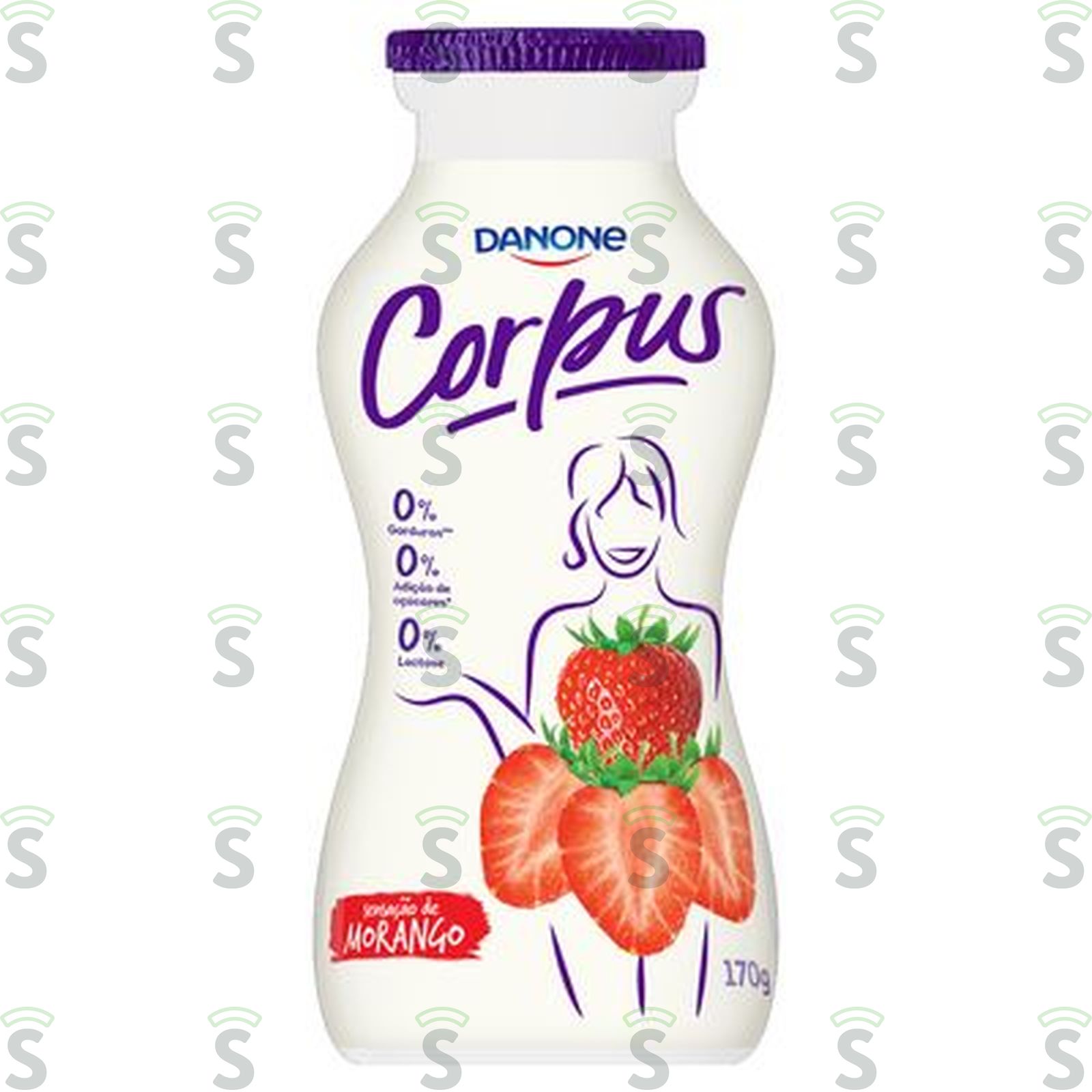 Iogurte Light Corpus Líquido Morango 170G