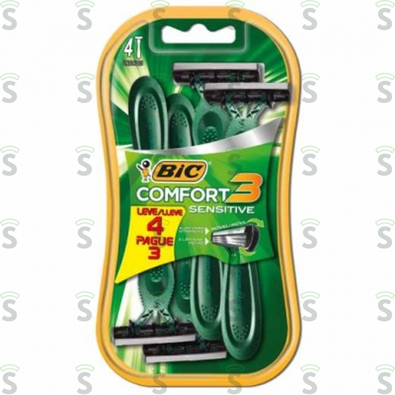 Aparelho Bic Comfort 3 Pele Sensível Leve 4pague 3