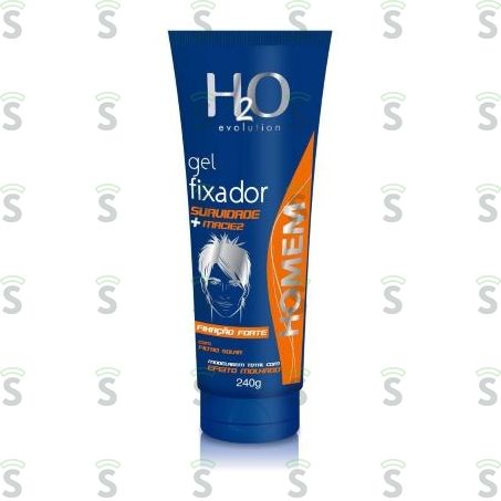  Gel Fixador H2o Suavidade + Maciez Squeeze 240gr