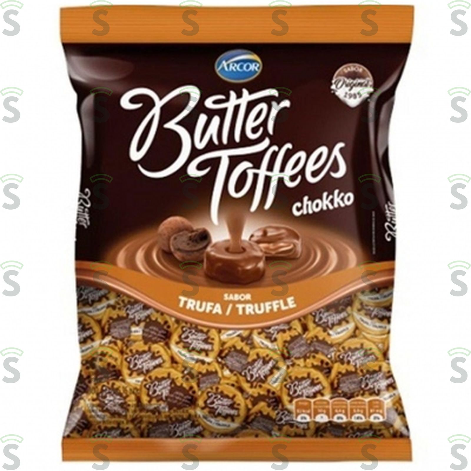 Bala Arcor Butter Toffees Chokko Trufa 500G