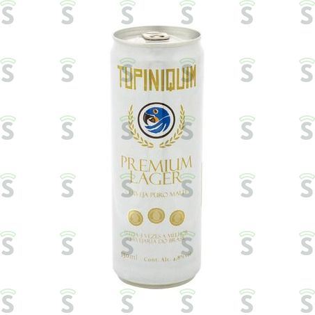  Cerveja Tupiniquim Premium Lager Lata 350ml