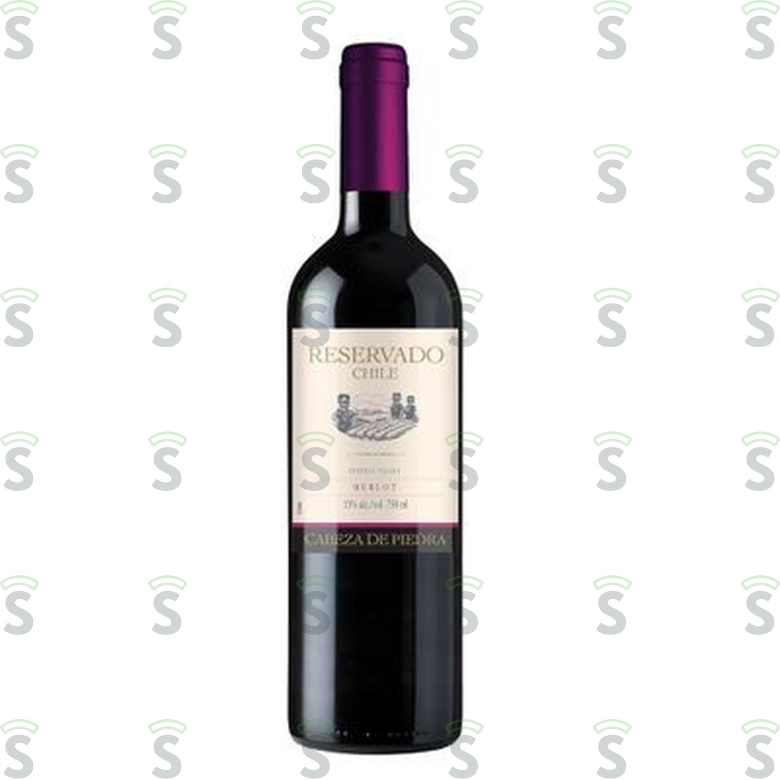 Vinho Fino Tinto Meio Seco Cabeza de Piedra Reservado Merlot Garrafa 750ml