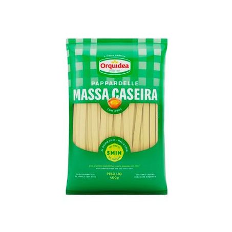 MASSA CASEIRA ORQUIDEA PAPPARDELLE C/OVOS 400G
