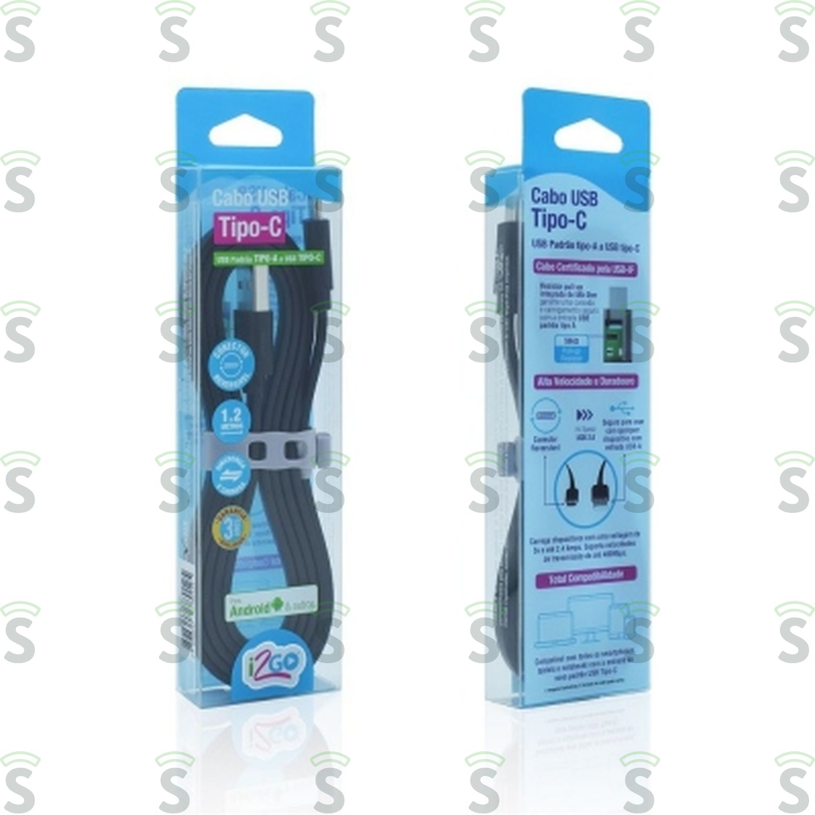 Cabo I2Go Usb-C Para Usb-As Cbl555 1.2M