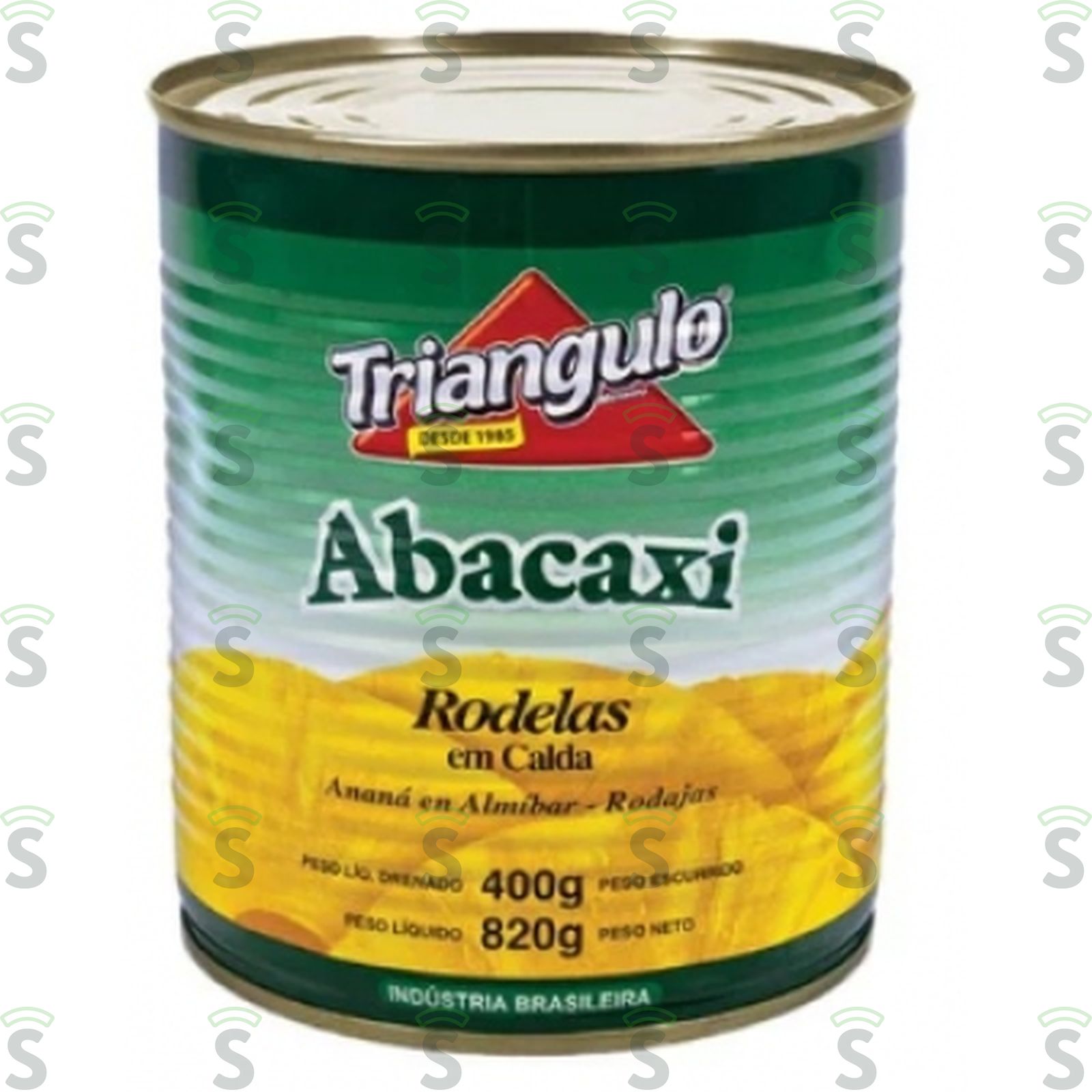 Abacaxi em Calda Triangulo Rodelas 400G