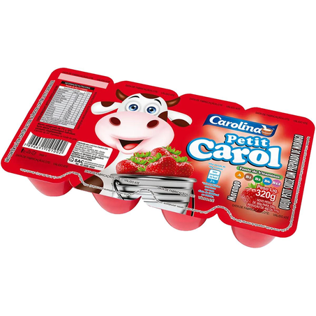 Petit-suisse Carolina 320g - Morango