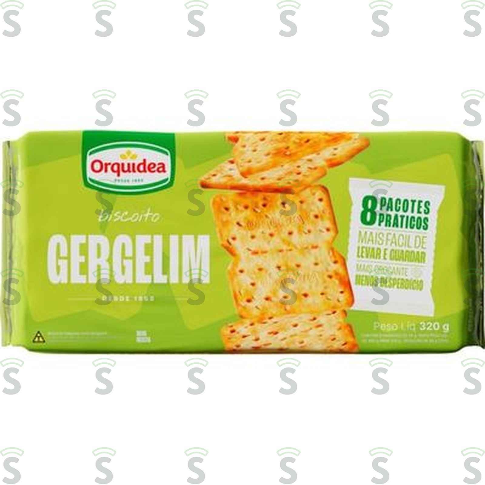 Orquidea-biscoito 320g gergelim