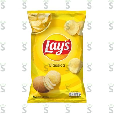  Batata Lays Clássica Pacote 90g