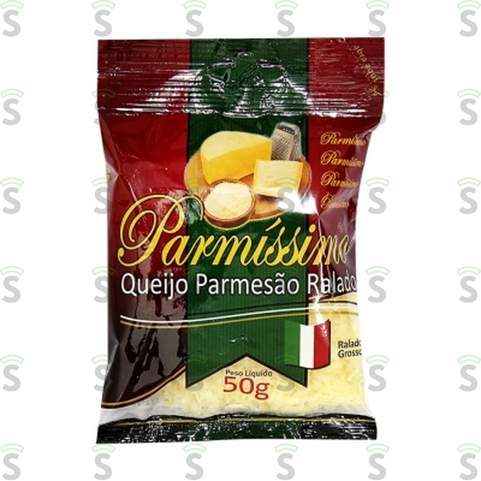Queijo Parmesão Ralado Parmíssimo Pacote 50G