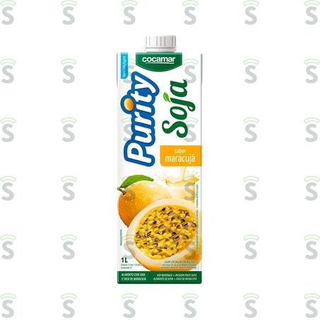  Bebida Soja Purity 1l Maracuja