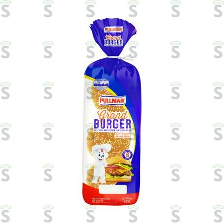  Pullman-pao Hamburguer C/gergelim 420g
