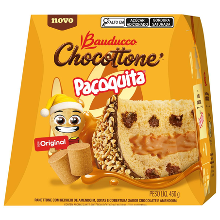 Chocottone Bauducco 450g - Paçoquita