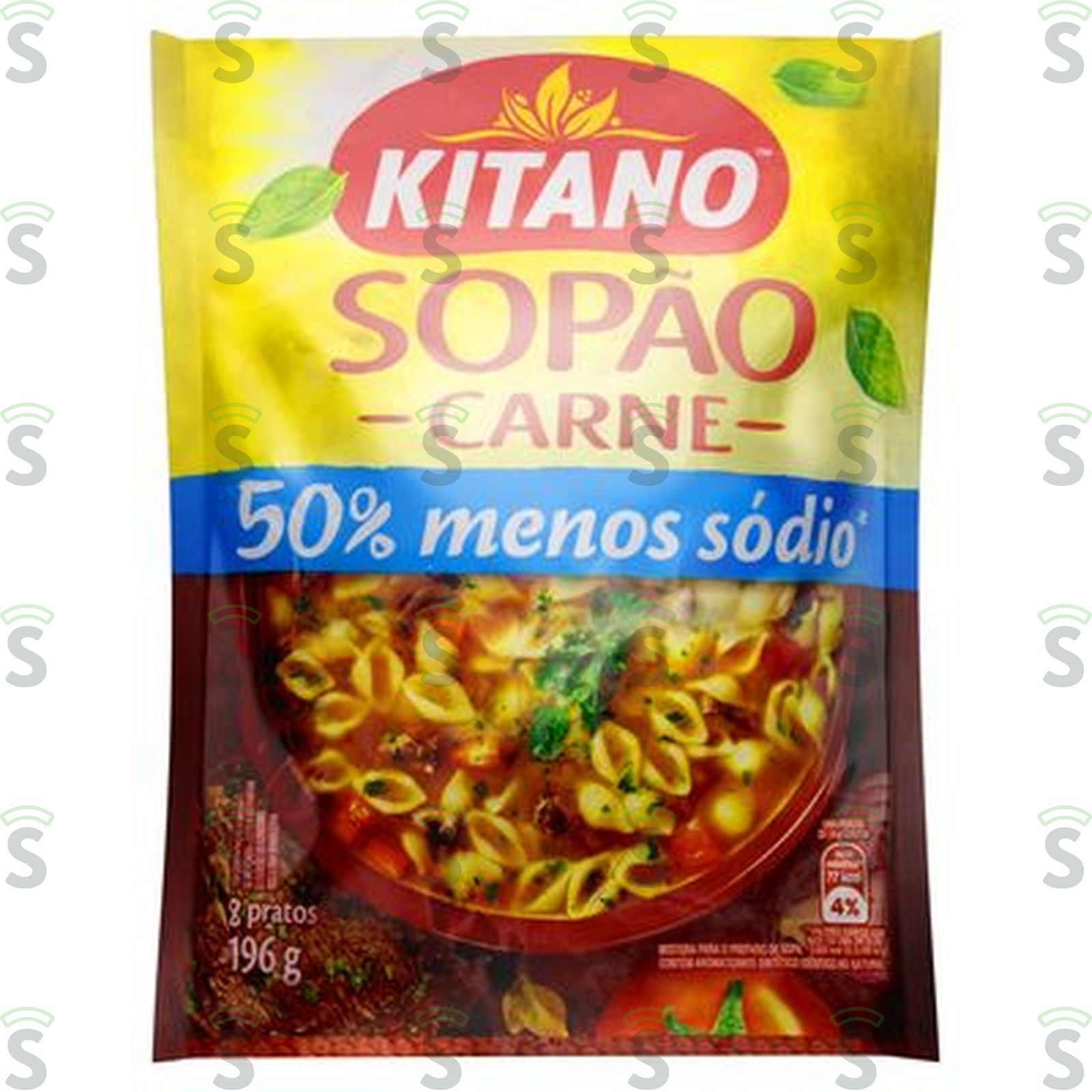 Sopa Kitano Carne Pacote 196G