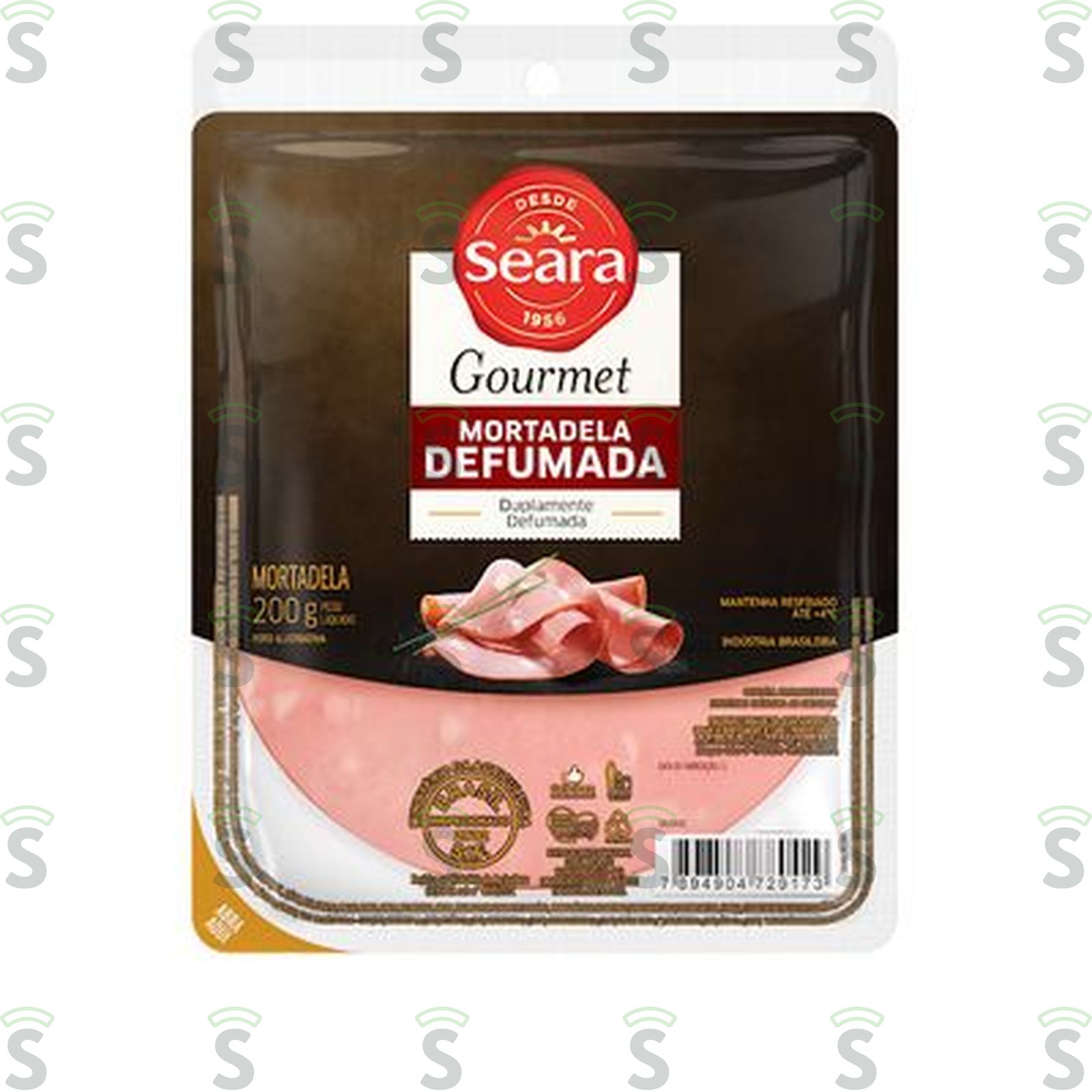 Mortadela Fatiada Seara Gourmet Defumada 200G