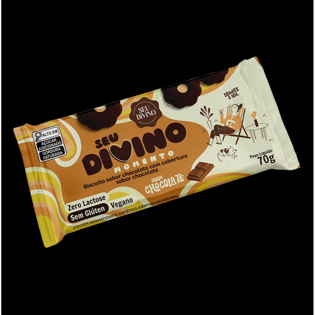 Biscoito Seu Divino Momento Chocolate 70g