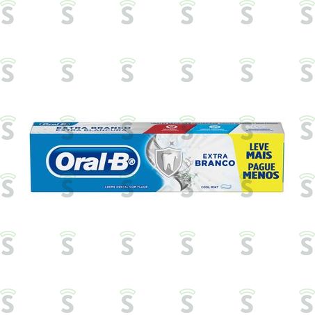  Creme Dental Oral-b Cool Mint Extra Branco Caixa 150gr