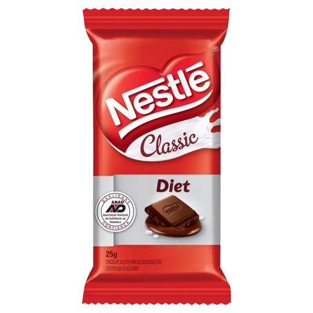 Chocolate Nestlé 25g - Diet - Classic