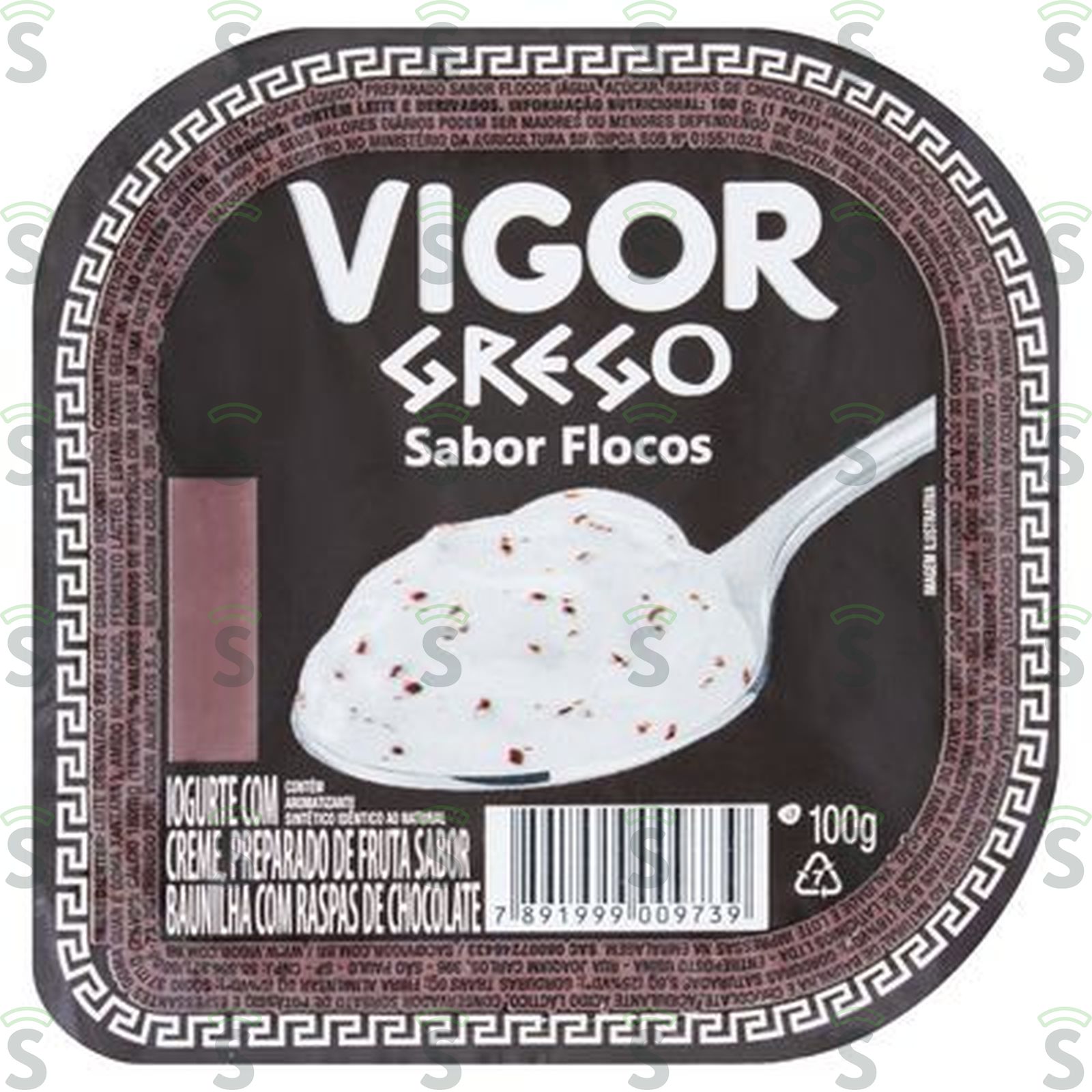 Iogurte Vigor Grego Flocos 100G