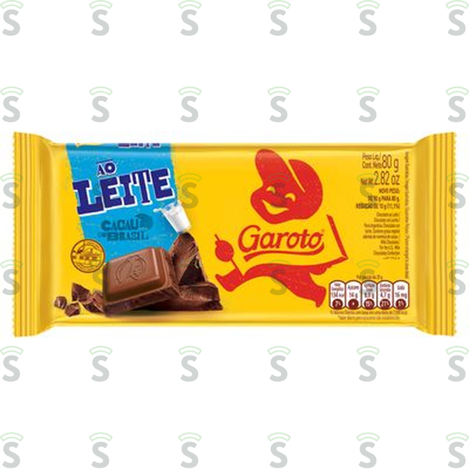 Garoto-chocolate 80g ao leite