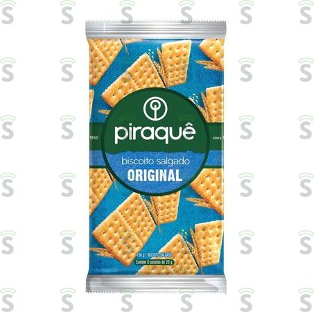  Piraque-biscoito 138g Salgado Original