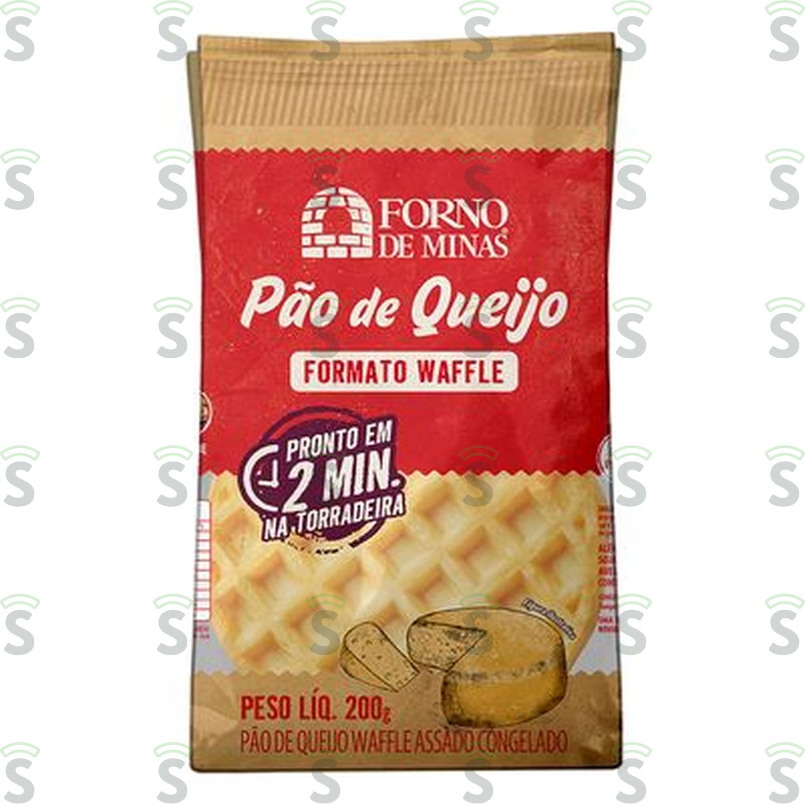 Waffle Forno de Minas Pão Queijo 200G