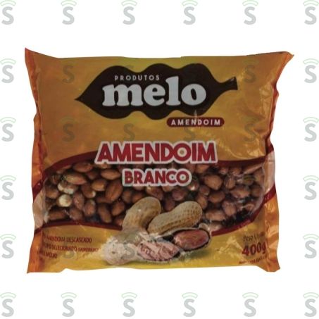  Amendoim Melo Branco 400g