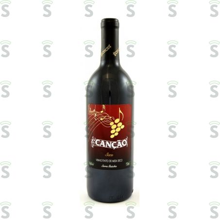  Vinho Tinto Brasileiro Canção Seco Garrafa 750ml