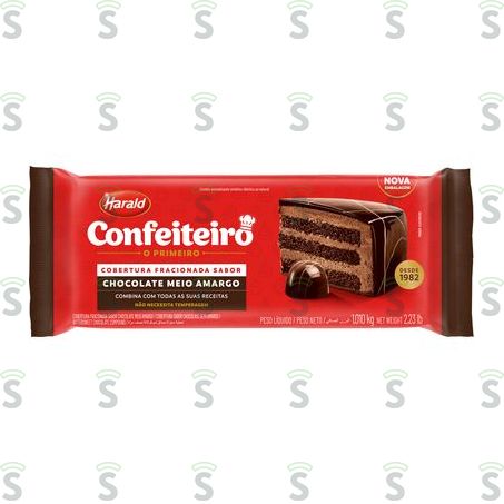  Harald-confeit.barra 1.01kg Meio Amargo