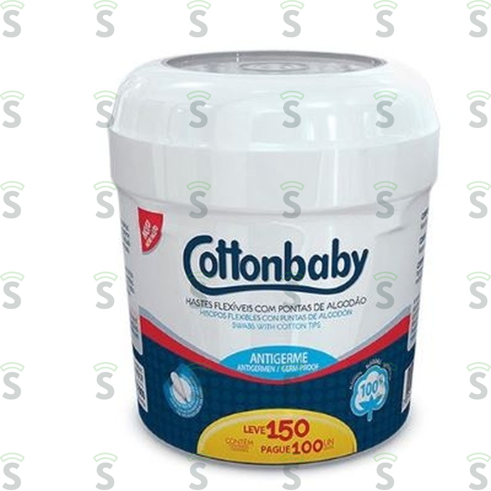 Haste Flexível Cottonbaby Oferta 150UN