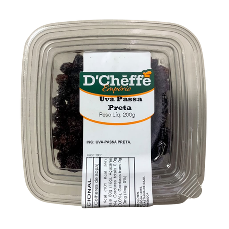 Uva passa preta d´cheffe 200g