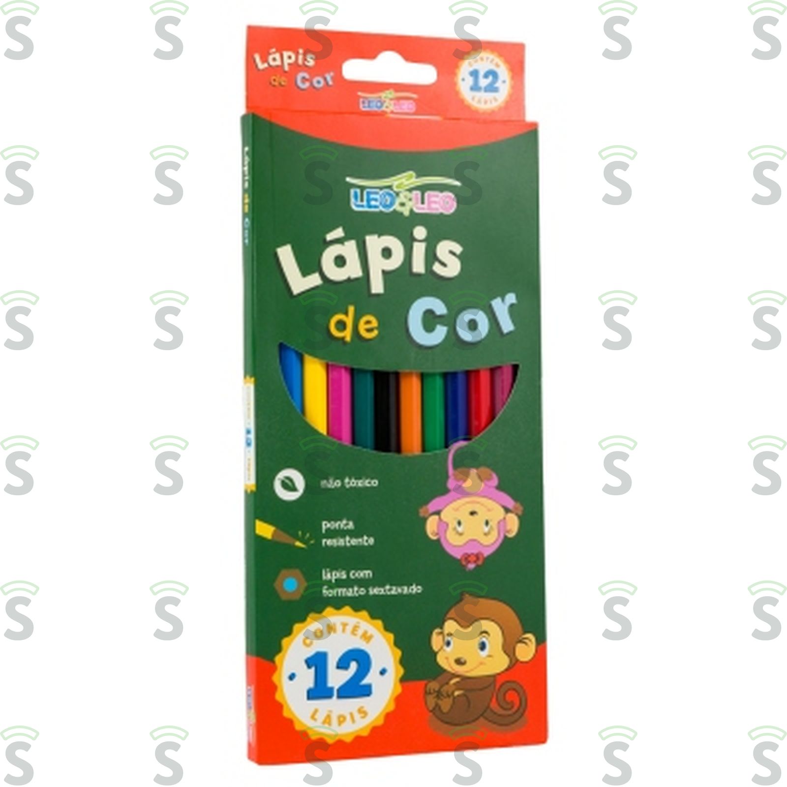 Lápis de Cor Leo E Leo Embalagem 12UN