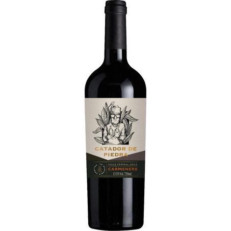 Vinho Chileno Catador de Piedra 750ml - Carménère