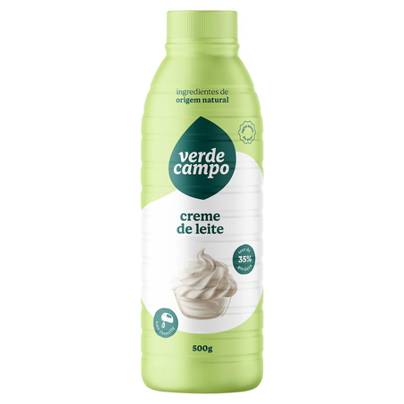 Creme de Leite Verde Campo 500g - Garrafa