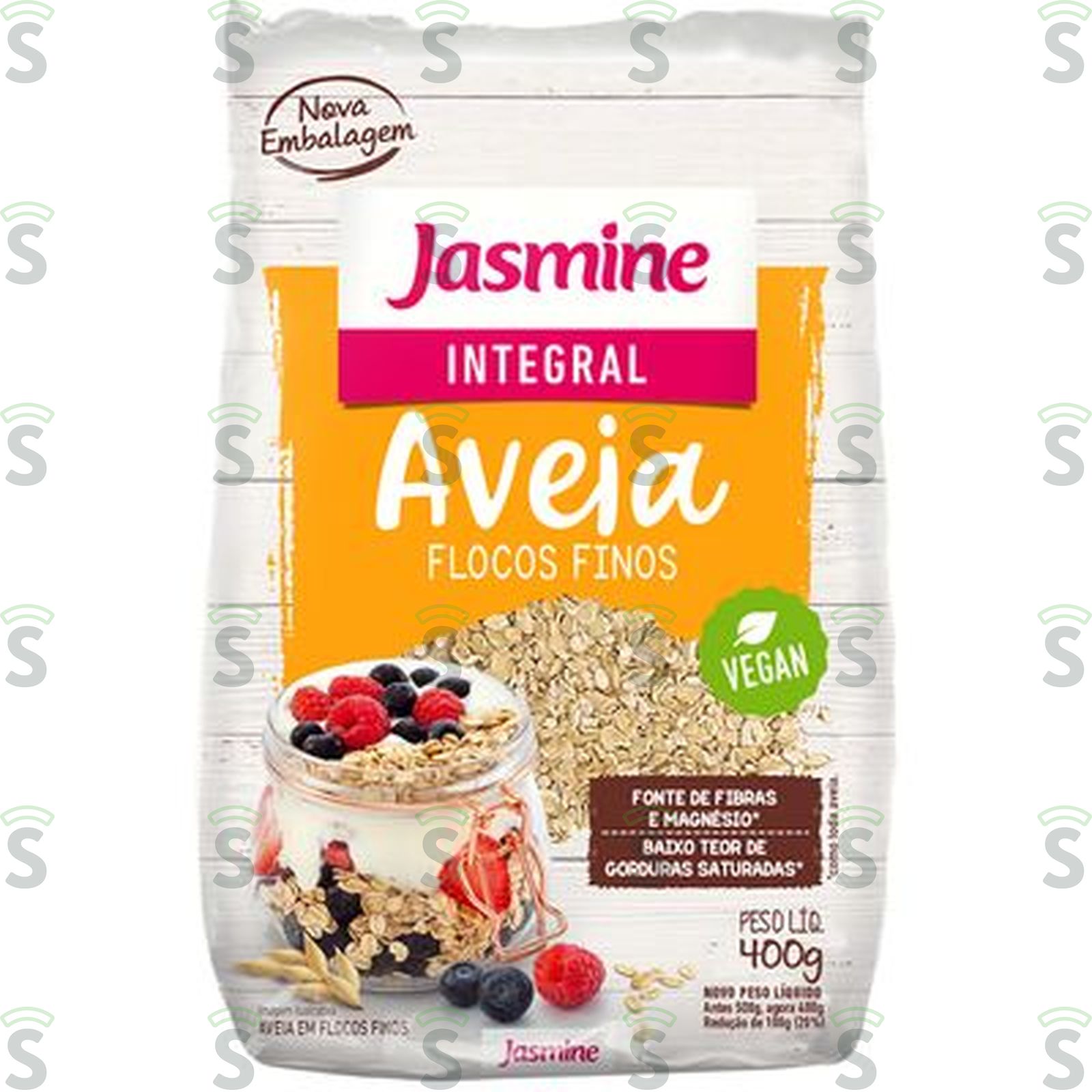 Jasmine-aveia flocos finos integral 500g