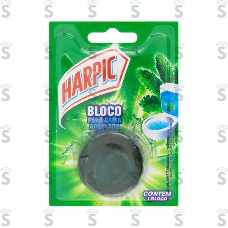  Bloco Para Caixa Acoplada Harpic Pinho Campestre 50g