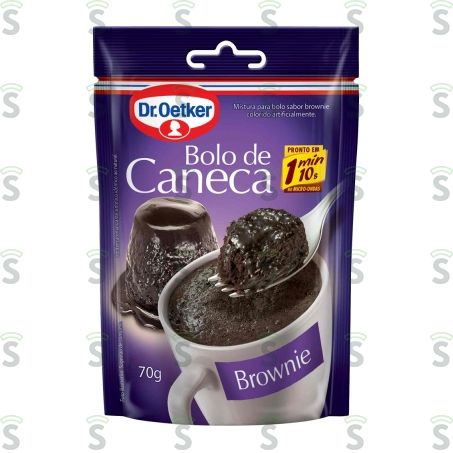  Oetker-bolo de Caneca 70g Brownie