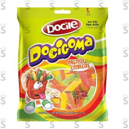  Goma Palitos Cítrico Docile 225g