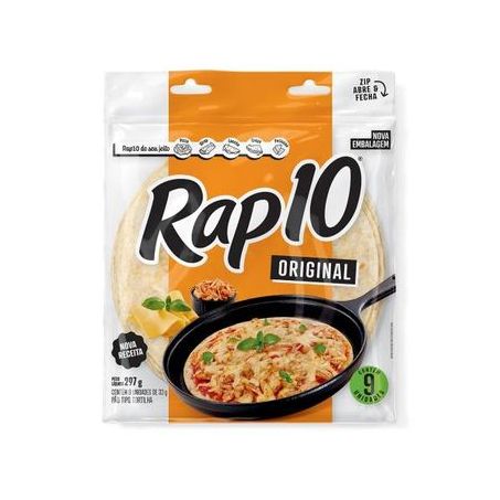 PÃO RAP 10 TORTILHA 297G