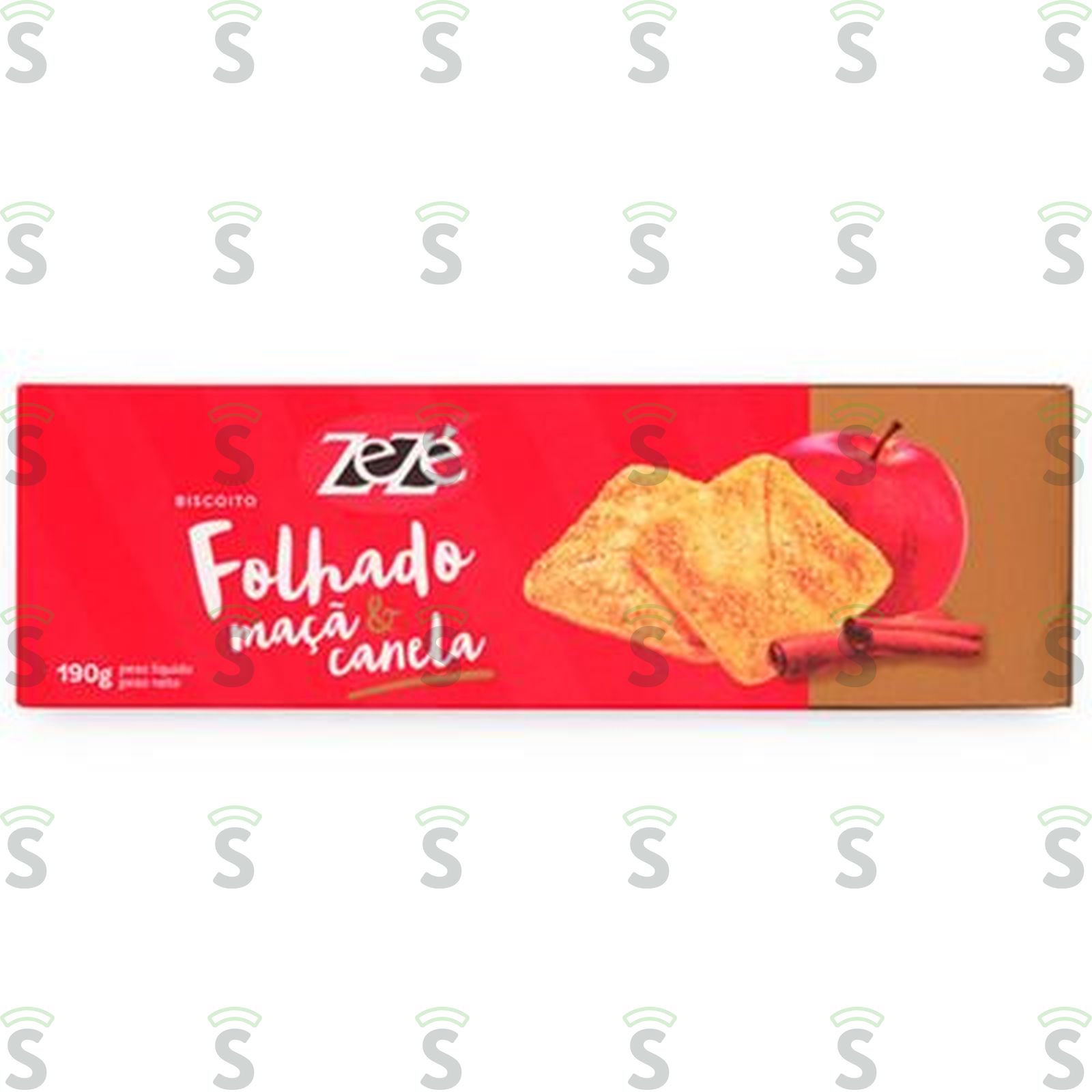 Biscoito Doce Zezé Folhado Maçã E Canela 150G