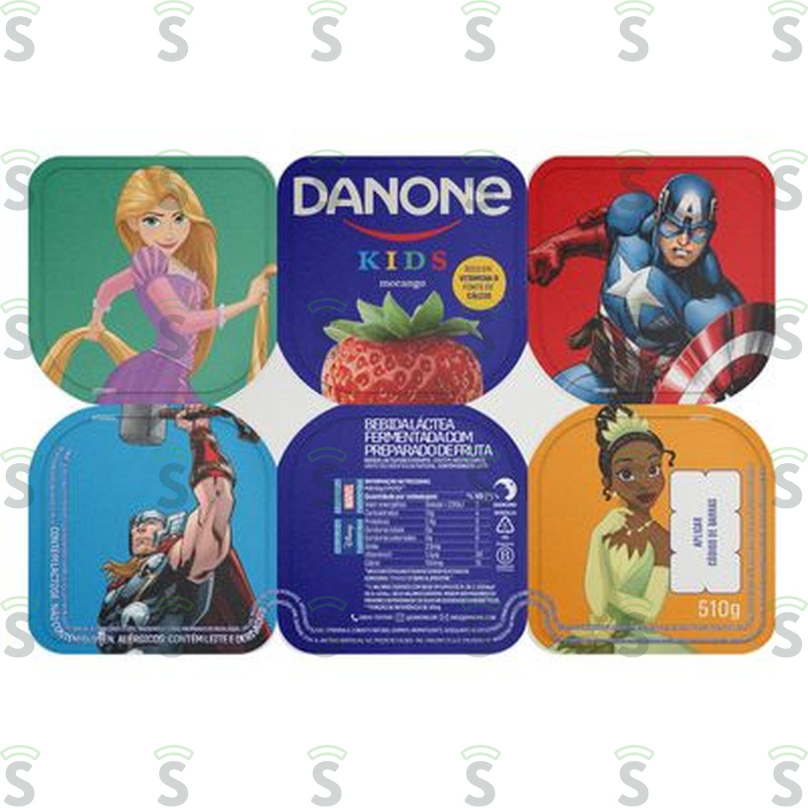 Danone-bebida lactea kids 510g morango