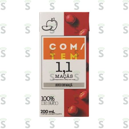  Suco Com/tem Maçã 200ml