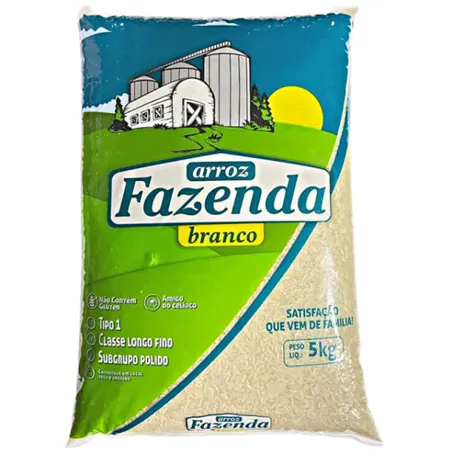 Arroz Branco Fazenda 5KG