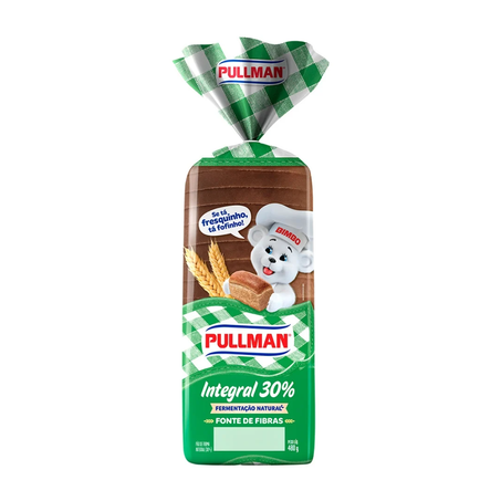 PÃO PULLMAN INTEGRAL 480G