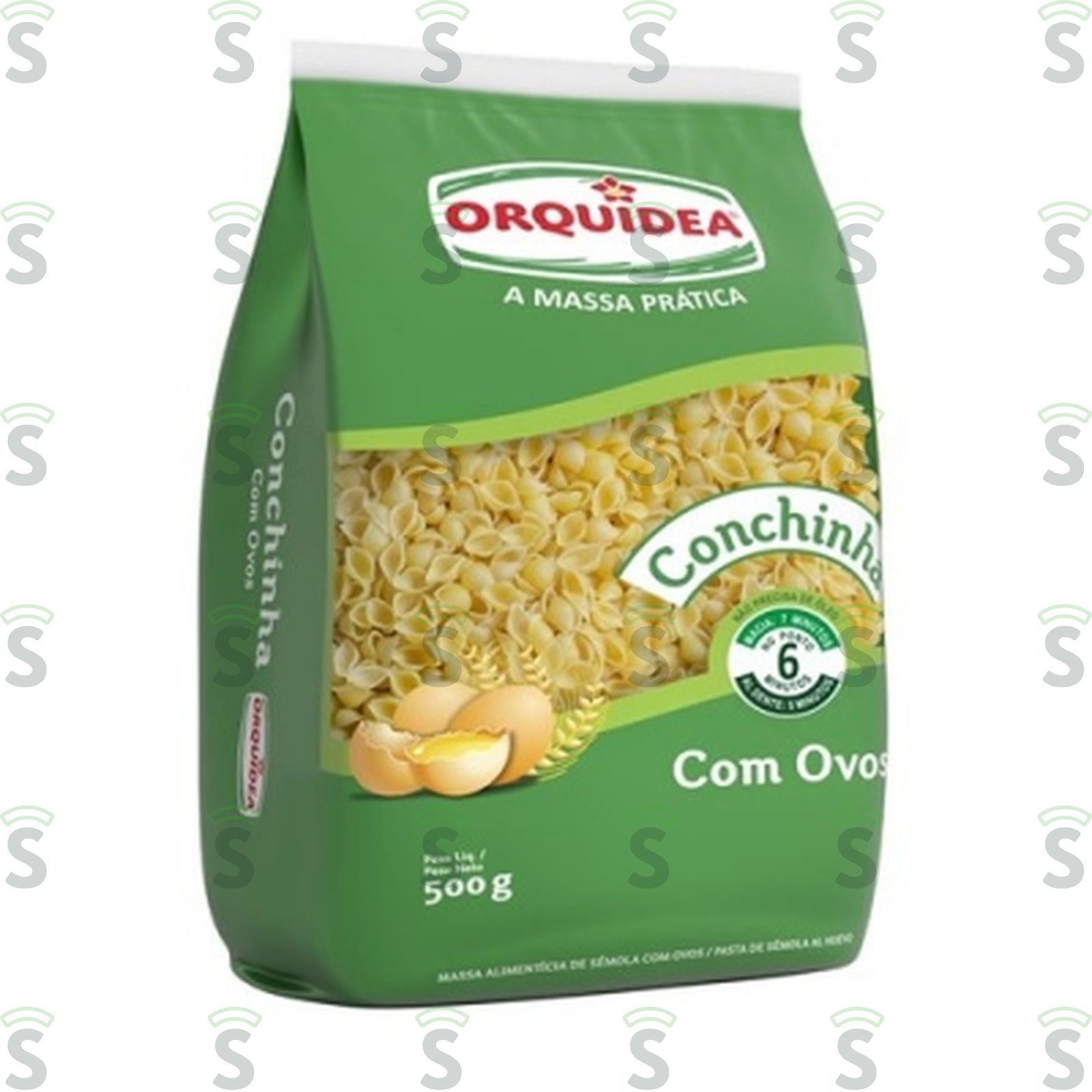 Massa orquidea conchinha cort 500g