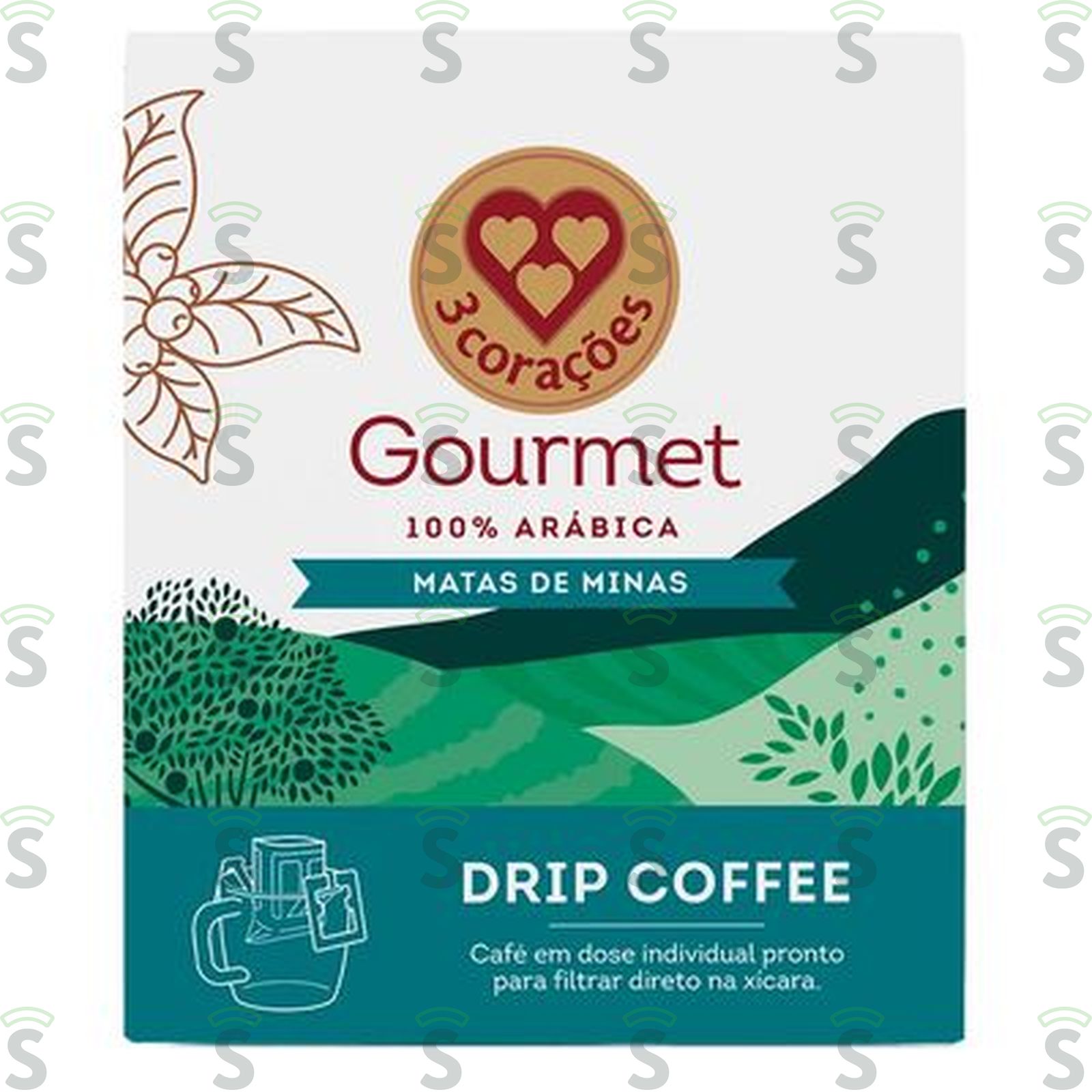 CAFE TRES CORACOES GOURMET DRIP COFFEE 100G