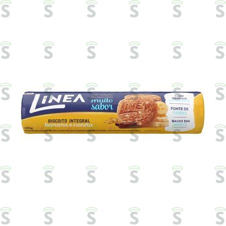  Biscoito Linea Integral Banana Canela 120g