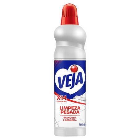 Limpador Limpeza Pesada Veja 500ml - Com Cloro Ativo - 2 em 1