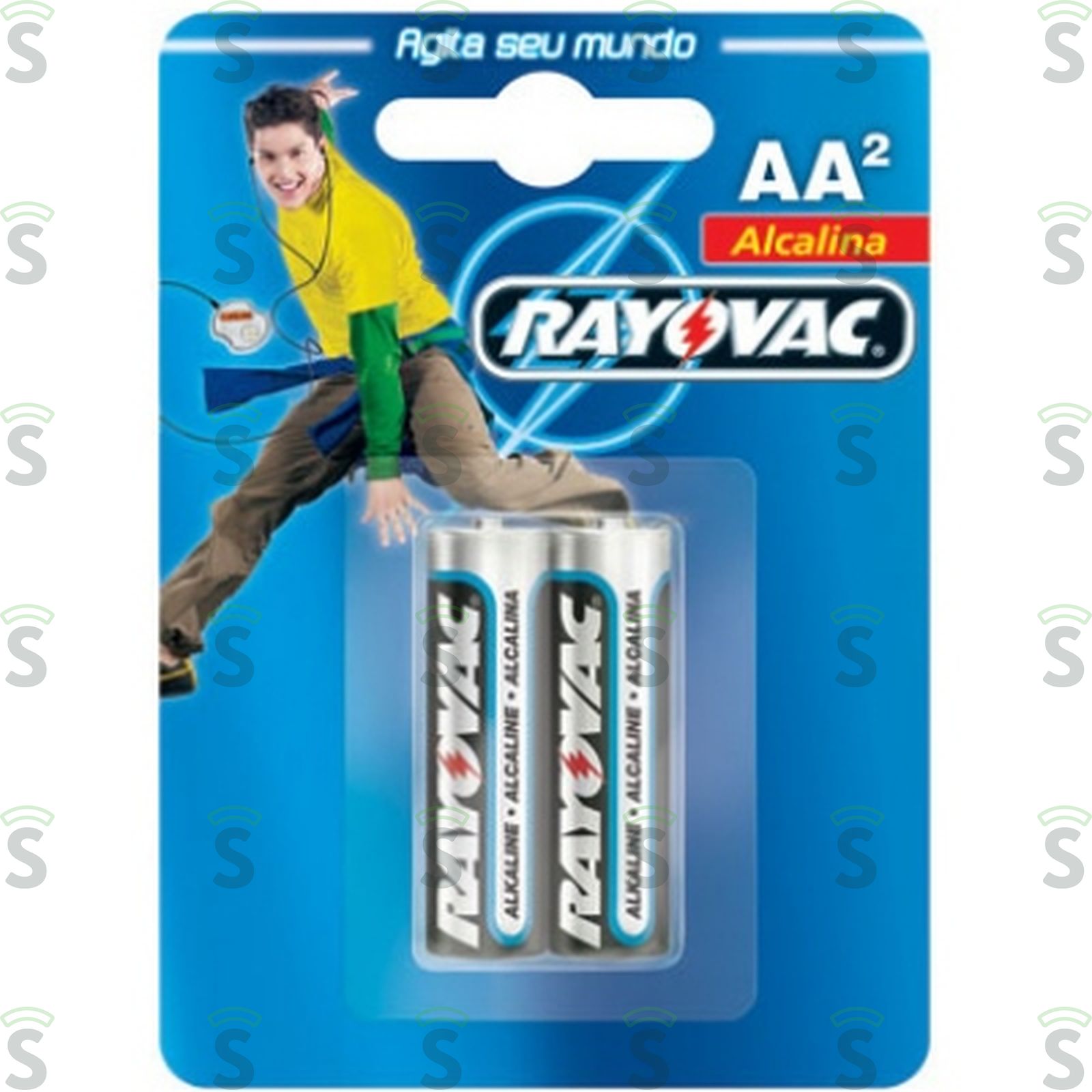 Rayovac-pilha alcalina aa c/2